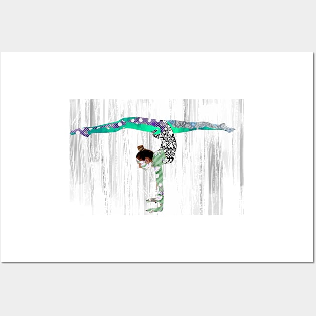 Funky Gymnast Wall Art by jngraphs